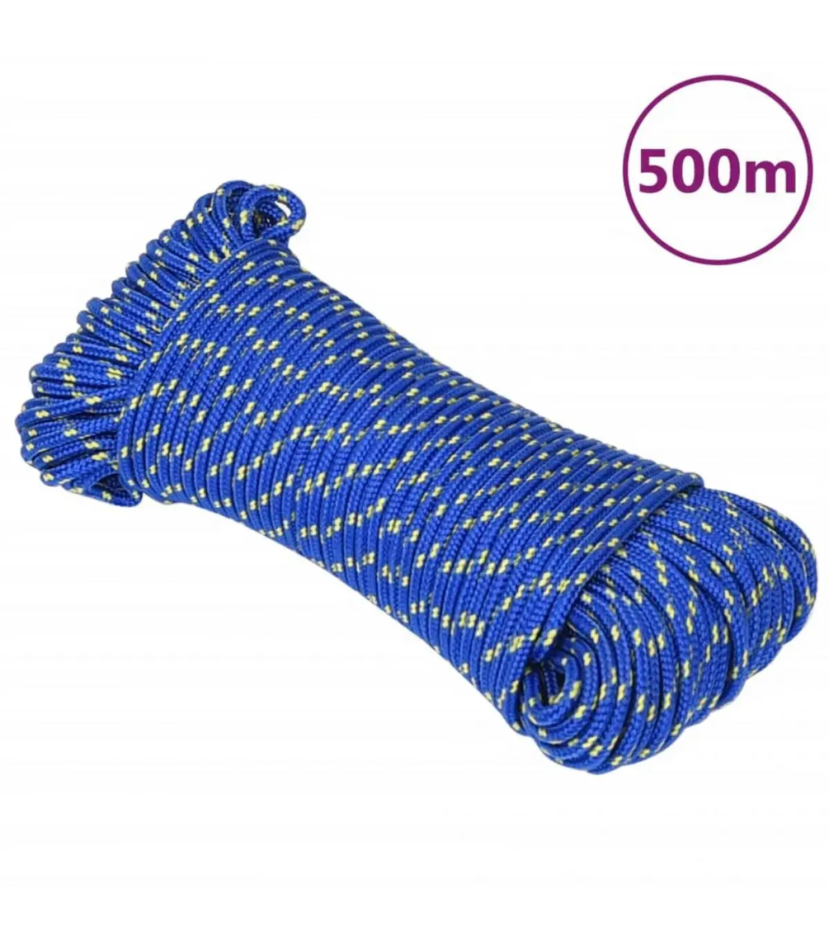 Metal ropes and ropes blue polypropylene boat rope 5 mm 500 m