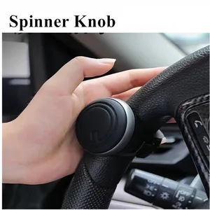 Turning Steering Wheel Booster Spinner Knob 360 Degree Rotation Metal Bearing Power Handle Ball Shaped