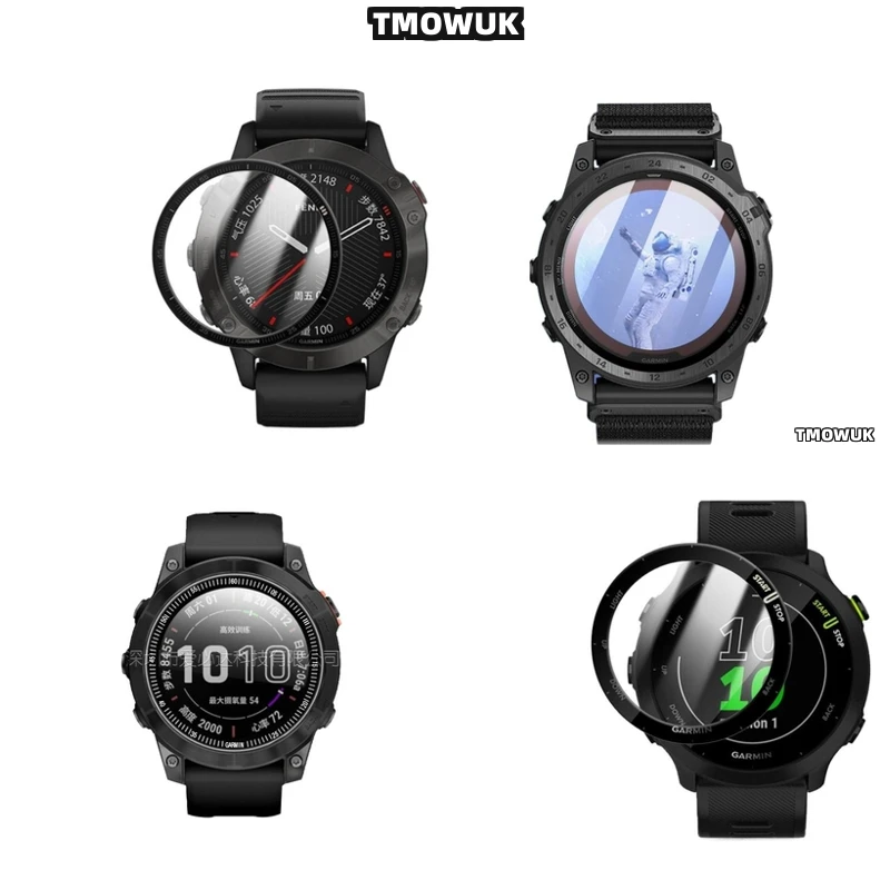 

For Garmin Fenix 6 7 8 7X 6X 7S 47mm 51mm Screen Protective Film Flexible Full Cover Anti - Scratch