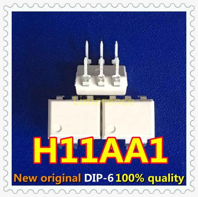 10 unids/lote H11AA1 entrada de CA/optoacopladores de fototransistor nuevos