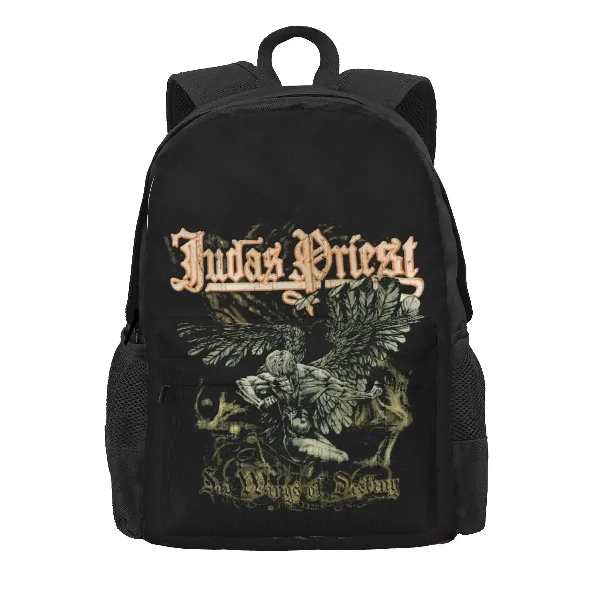 Judas Priest Sad Wings Heavy Metal Large Capacity Backpack School Swimming Personalised Clothes Backpacks