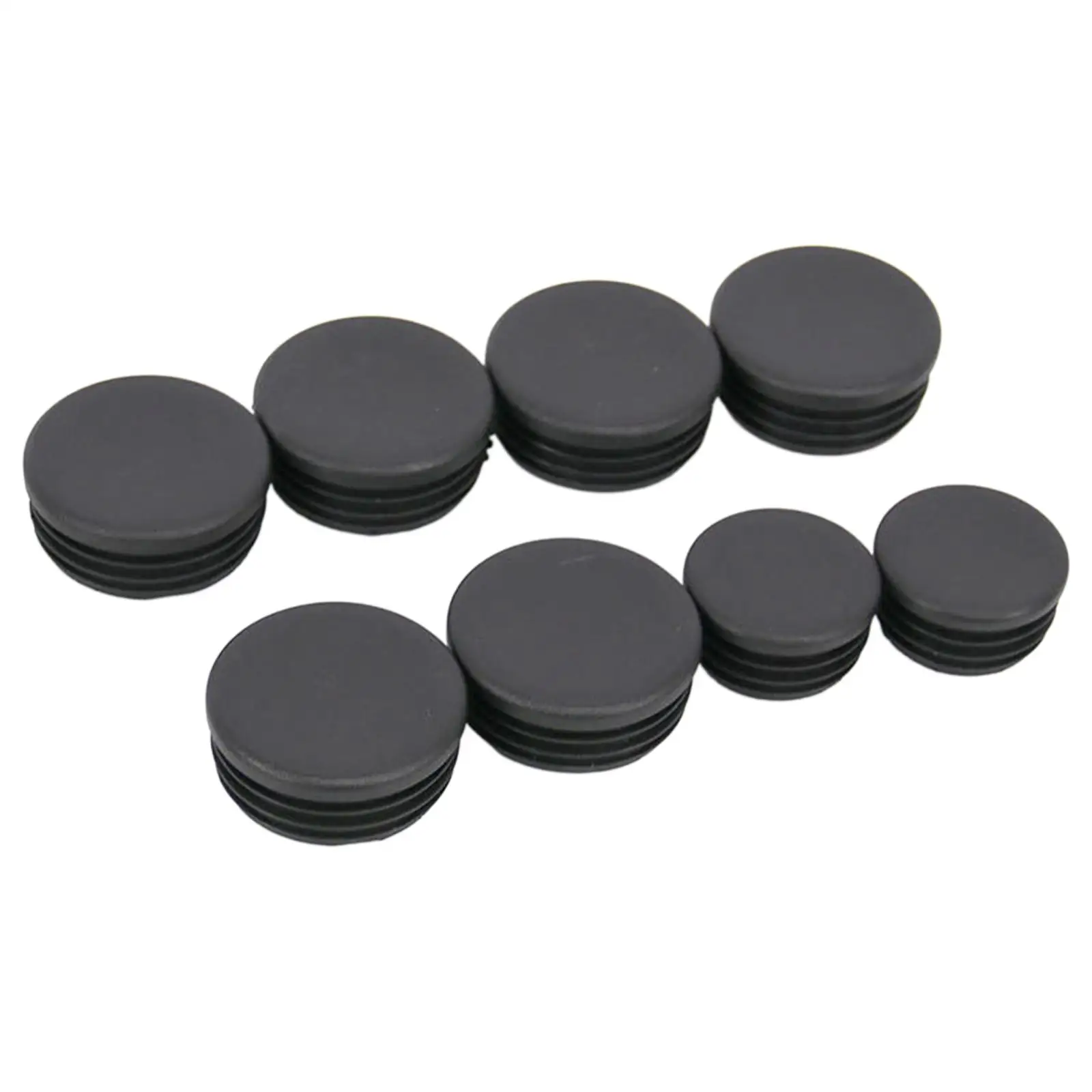 8x Exterior Waterproof Chassis Plug Covers Dustproof Vehicle Parts Black Protect