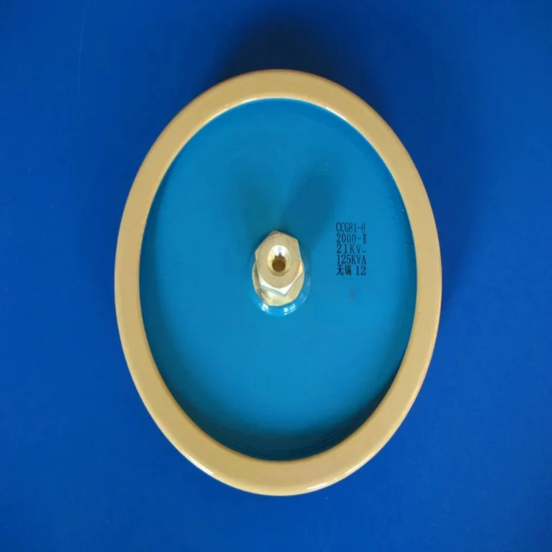 

CCG81-8 2000-II 21KV 125KVA Frequency High Pressure Ceramics Leaded Ceramic Disc Capacitor