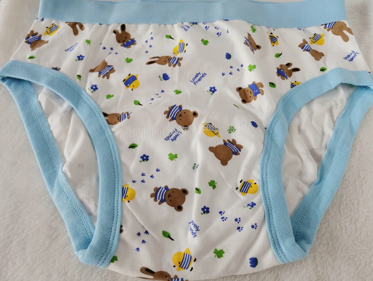 

ABDL Adult Cartoon printed Man's Briefs man's Diaper Underwear Home Couple Pure Cotton Soft Study Pants