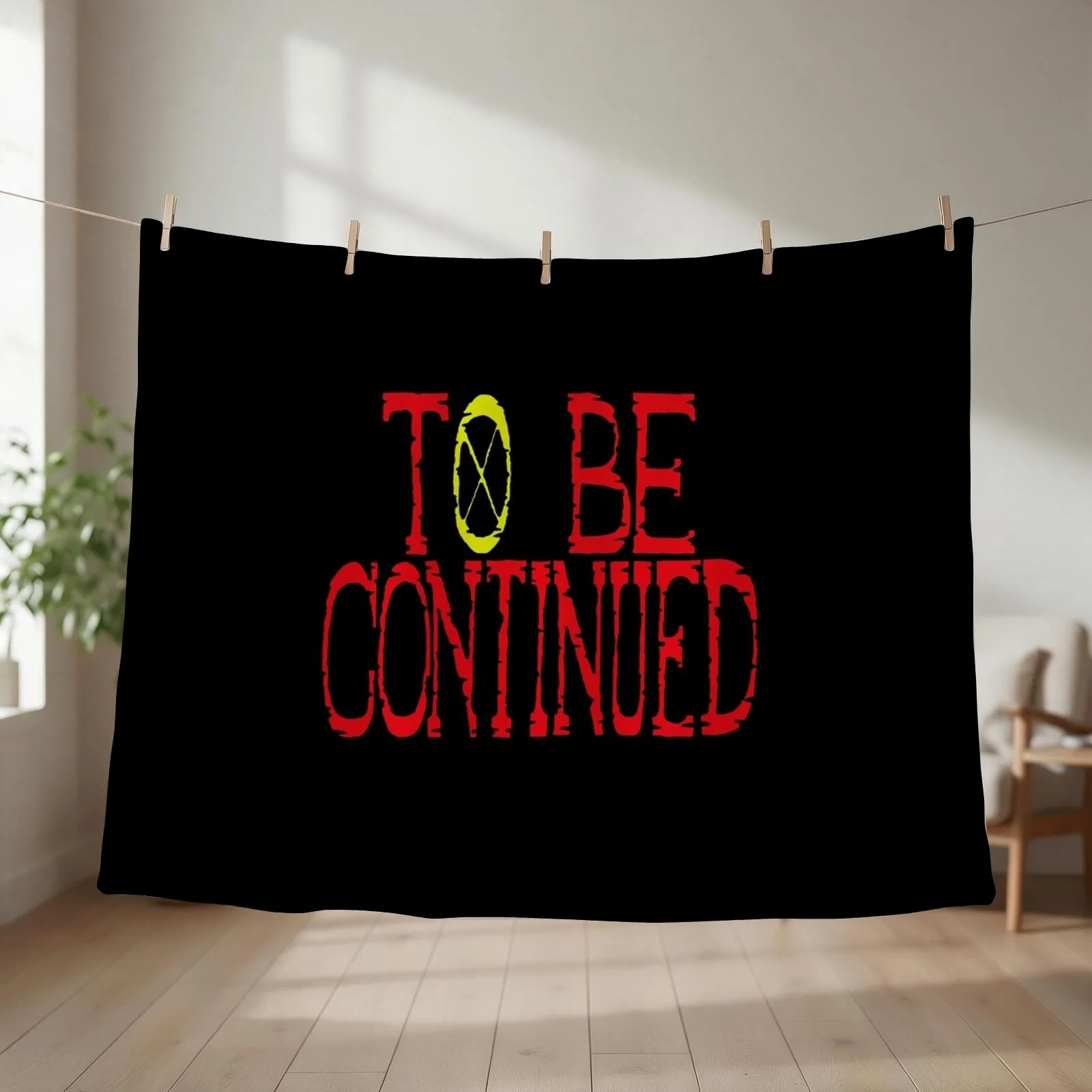 To be Continued OP Throw Blanket couch cozy soft plush fuzzy picnic outdoor blanket