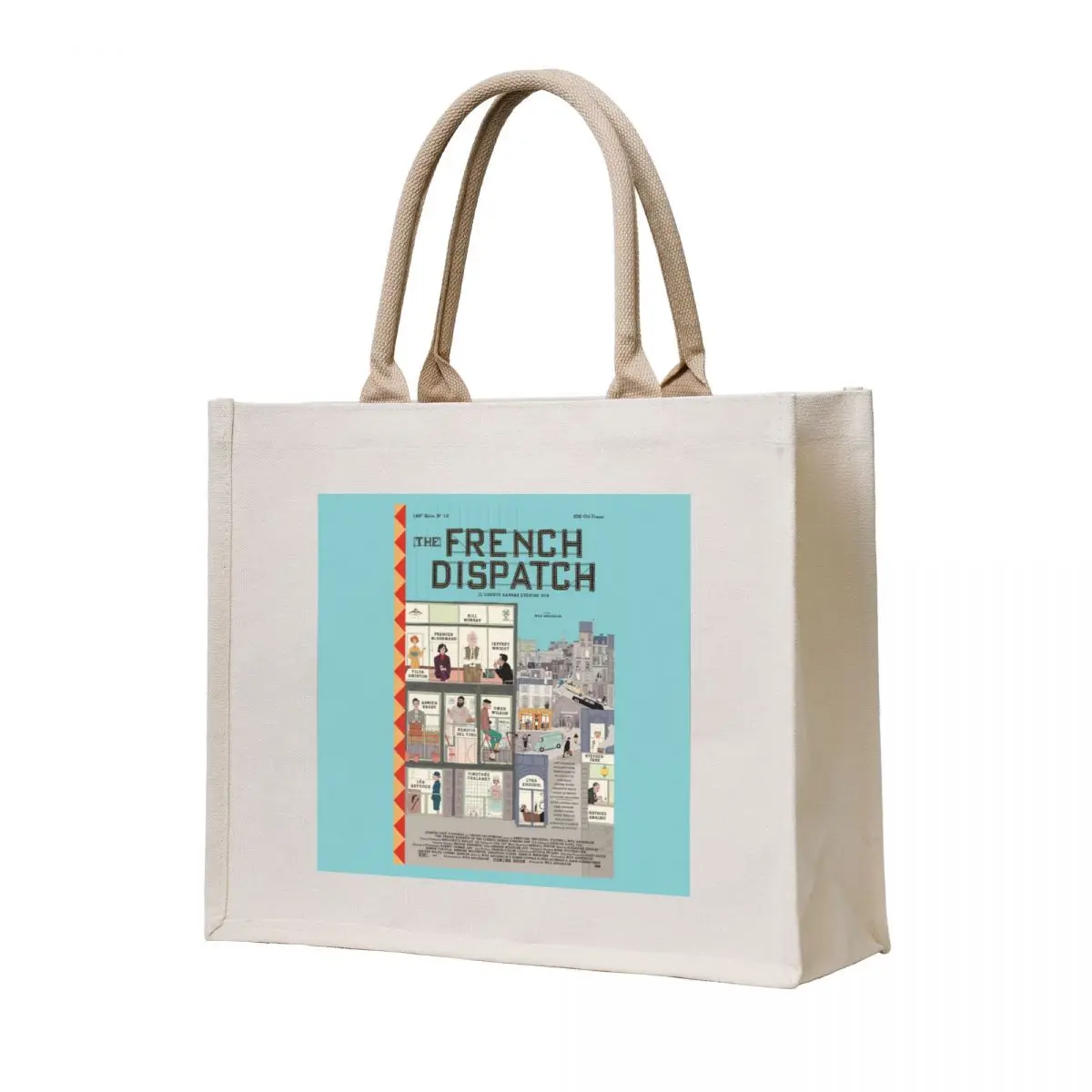 

The French Dispatch Tote Bag Big bag shopping bags foldable female bag canvas tote bags