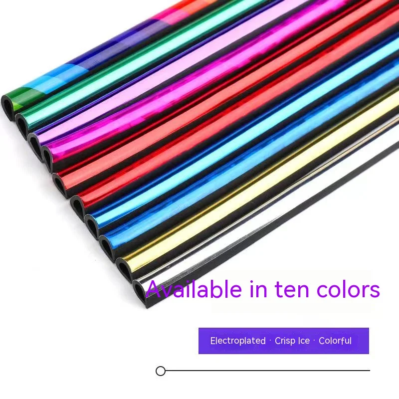 10 Pcs 20cm Car Air Conditioner Vent Outlet Trim Strip U Shape Chrome PVC Colorful Shiny Car Trim Strip for Car Decoration