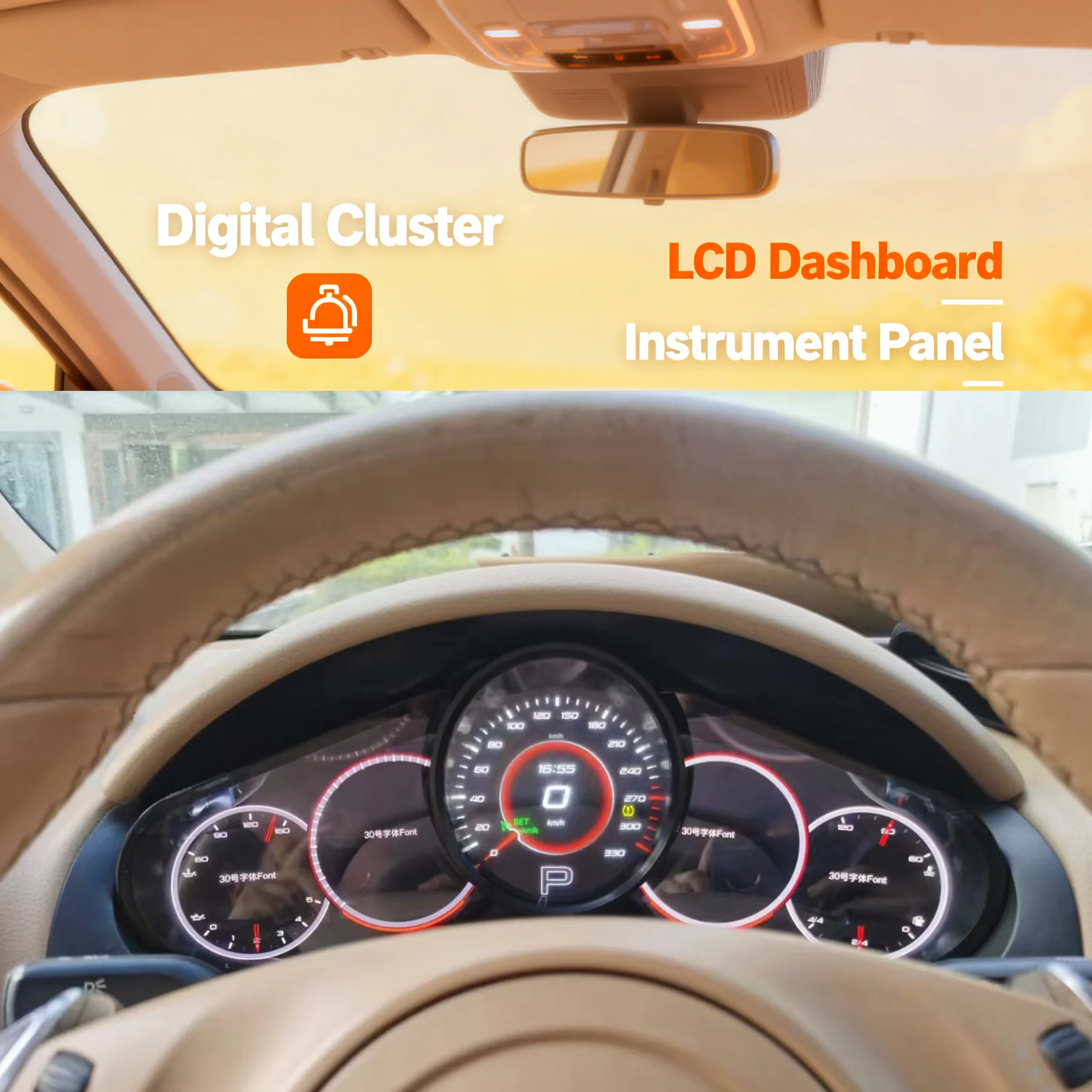 

Цифровая приборная панель LCD, виртуальный кокпит, спидометр для Porsche Panamera 2010-2016, автомобильные аксессуары.