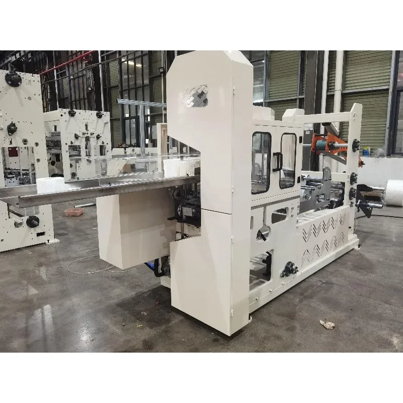 Mini Automatic Napkin Paper Making Tissue Machine Z Fold Tissue Napkin Making Machine