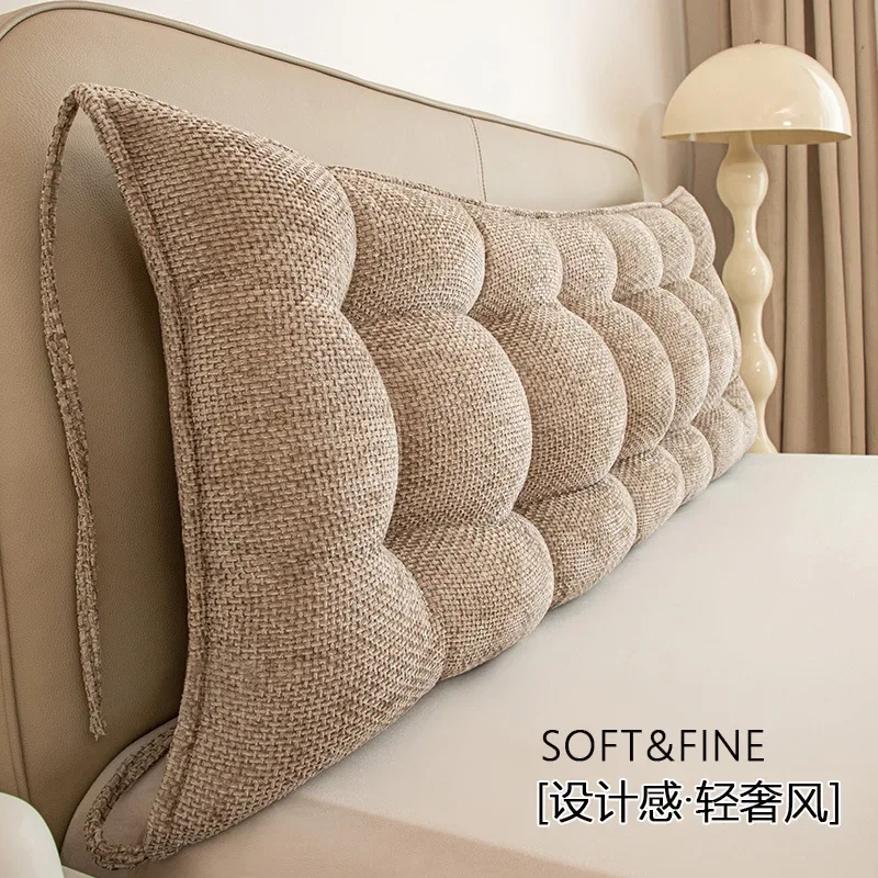 2026 New Cross Velvet Headboard Backrest Simple Thickened Soft Cushion for Bedroom Dorm Bed Tatami