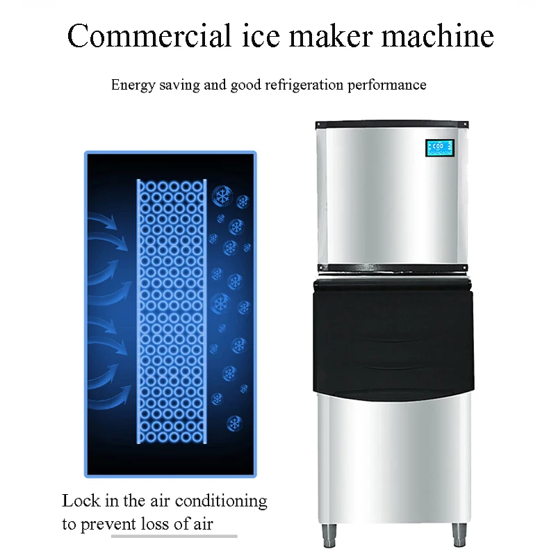 PBOBP Ice Maker，44lbs/Day Pellet Ice Maker Machine With Timer & Self-Cleaning Function, Portable Countertop Ice