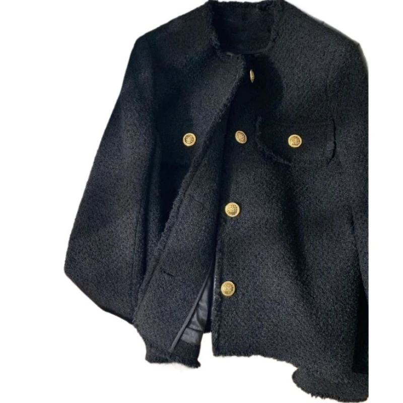 

Extra Large Size 2026 New Outerwear Small Fragrant Wind Coat Female Cardigan Jacket Female New Spring and Autumn Tweed Top Outer