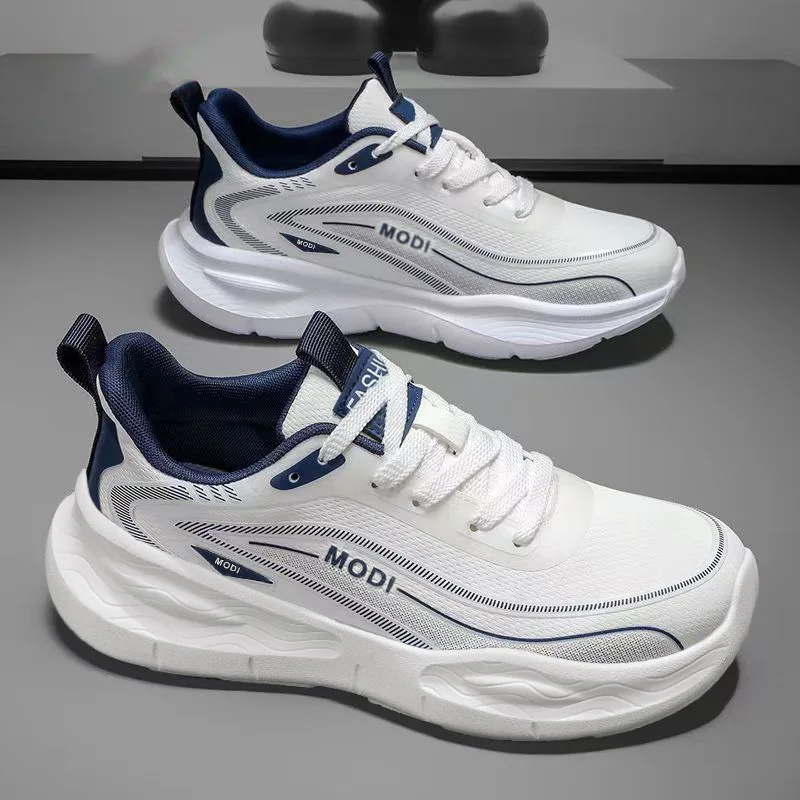 Casual Fashion Mens Sneakers Platform Increase Height Breathable Running Shoes Free Shipping Lightweight Non Leather Hiking