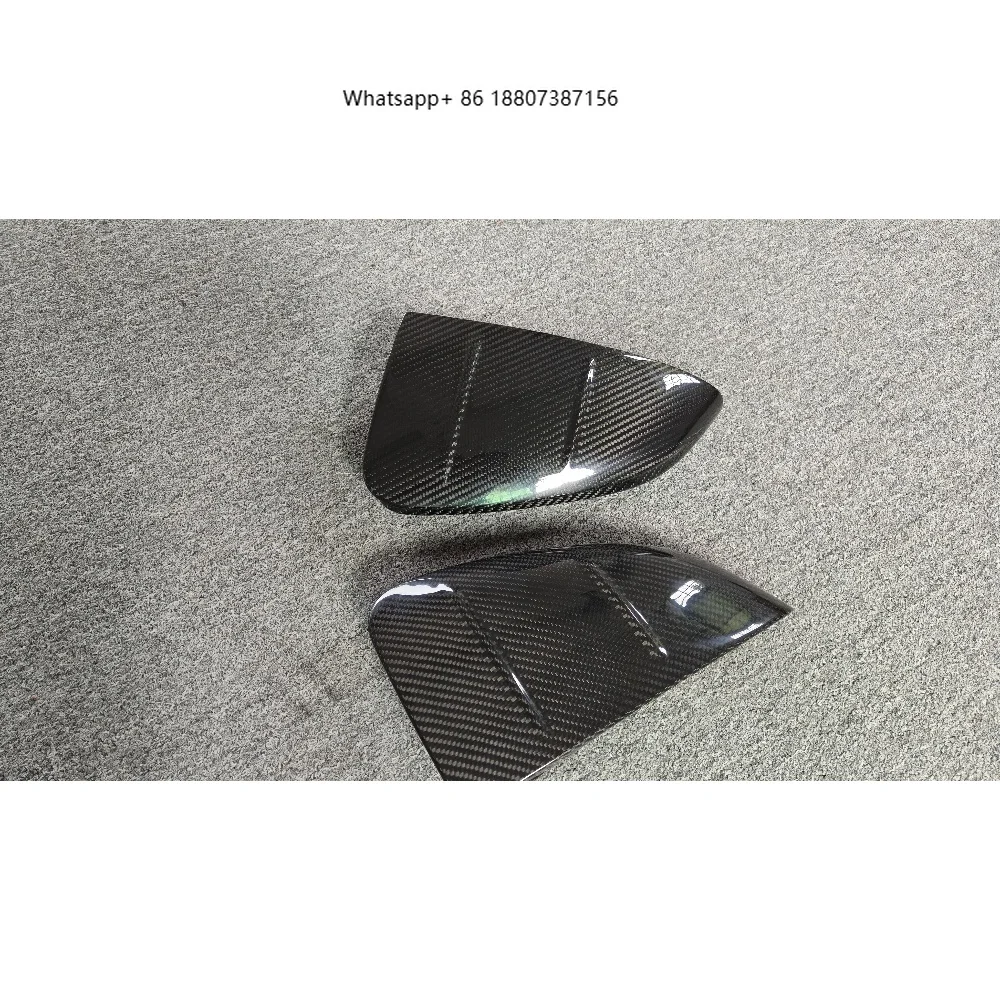 

Upgraded M Style Dry Carbon Fiber Rearview Mirror Shell and Rearview Mirror Decoration Suitable forFerrari SF90