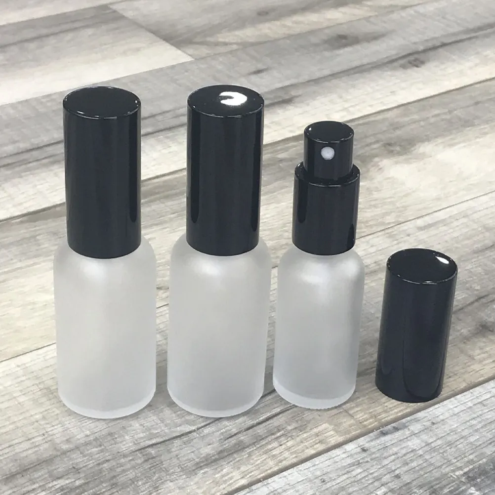 3Pcs Portable Glass Spray Bottles Refillable Essential Oil Perfume Mist Travel Empty Storage Atomizer Perfume Spray Bottle