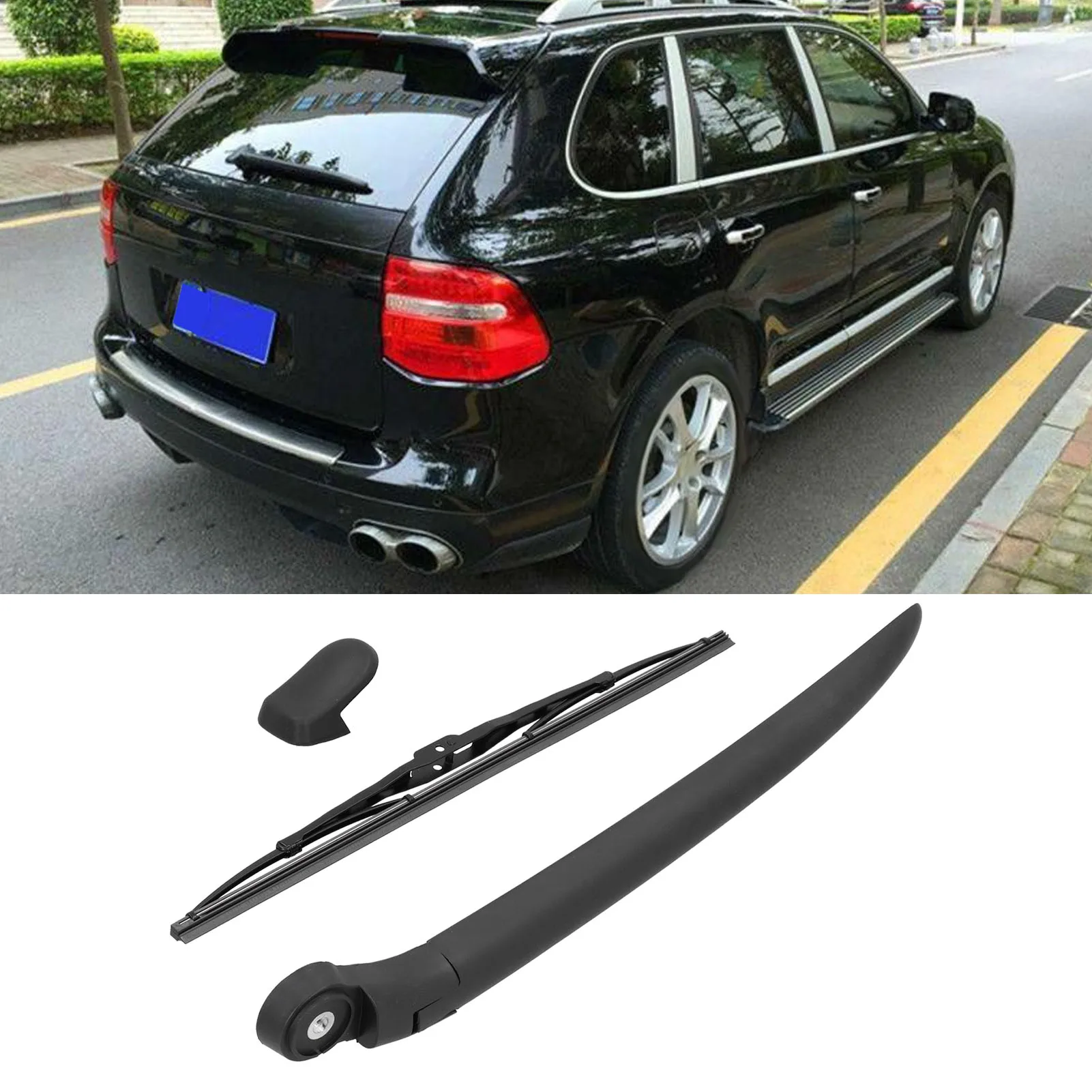 Rear Wiper Arm Blade Windshield 95562804002 Replacement for Porsche Cayenne 2003 -2010  SUV3.0 TDIAWD-9PA