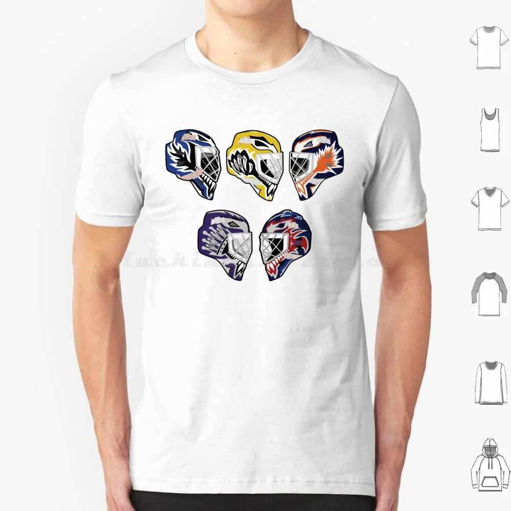 Felix Potvin 5 máscaras camiseta tamaño grande 100% algodón Hockey helado inviernos portero Vintage Rink Cooper Toronto Potvin hoja de arce