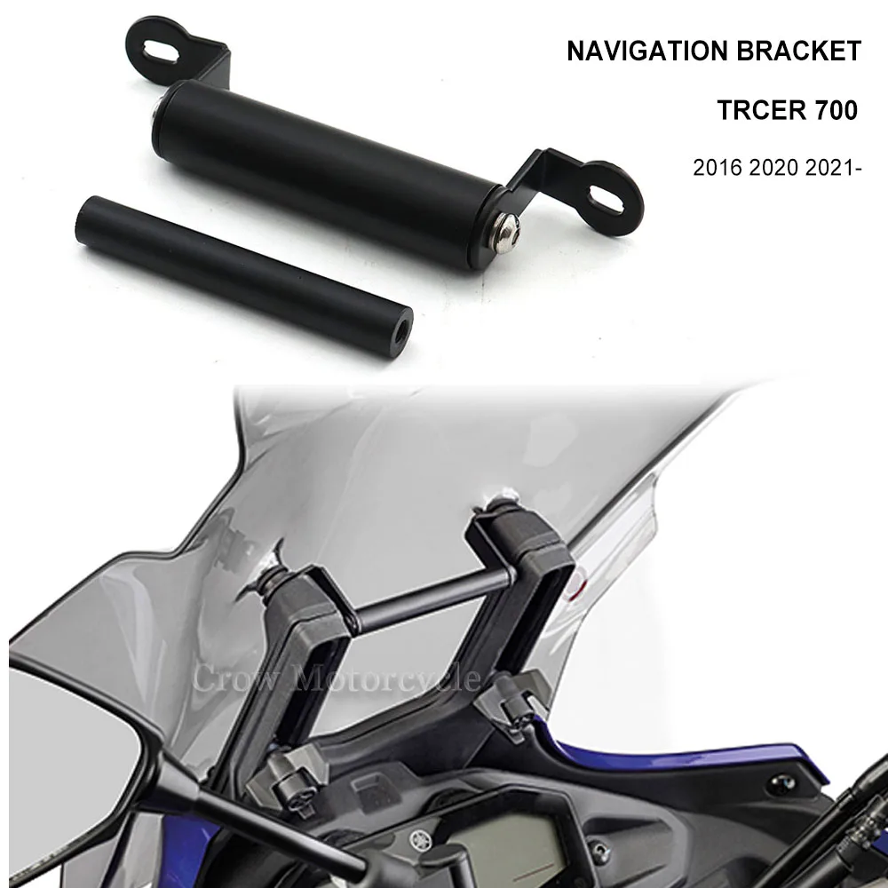 

For YAMAHA Tracer 700 Tracer 7 GT Motorcycle Accessories GPS Navigation Plate Bracket Windshield Stand Phone Mobile Phone Holder