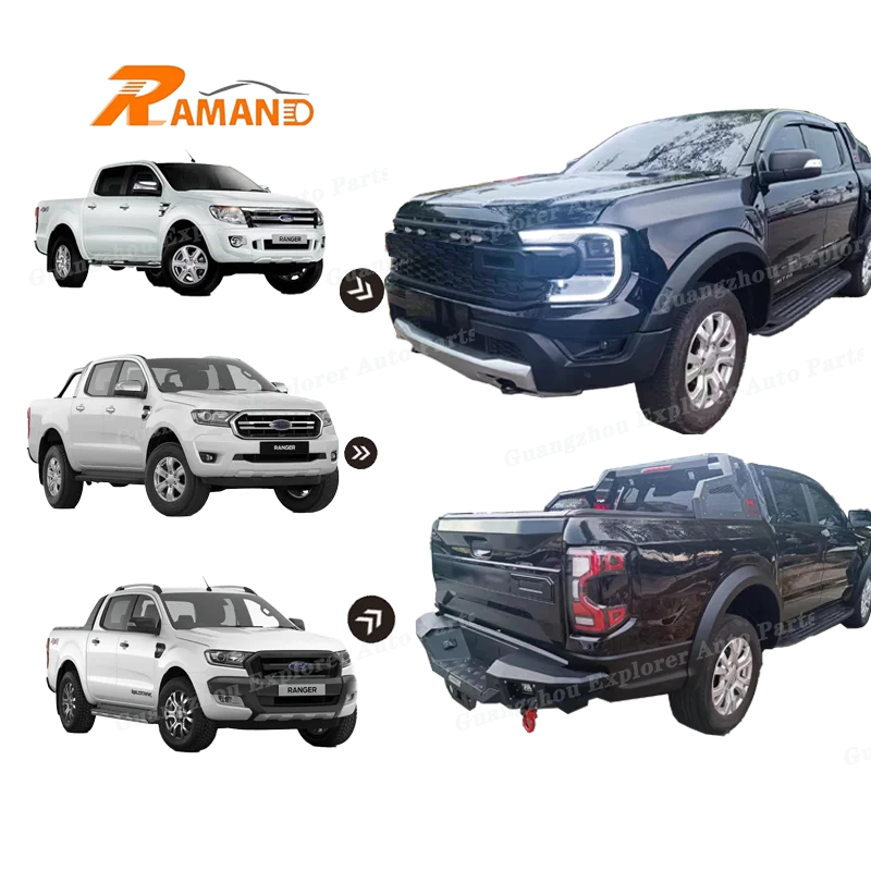 1: 1 Mold Bodykit for Ranger T6 T7 T8 convert to T9 accessories facelift kit For Ranger 2012-2021 to Ranger 2022 2023