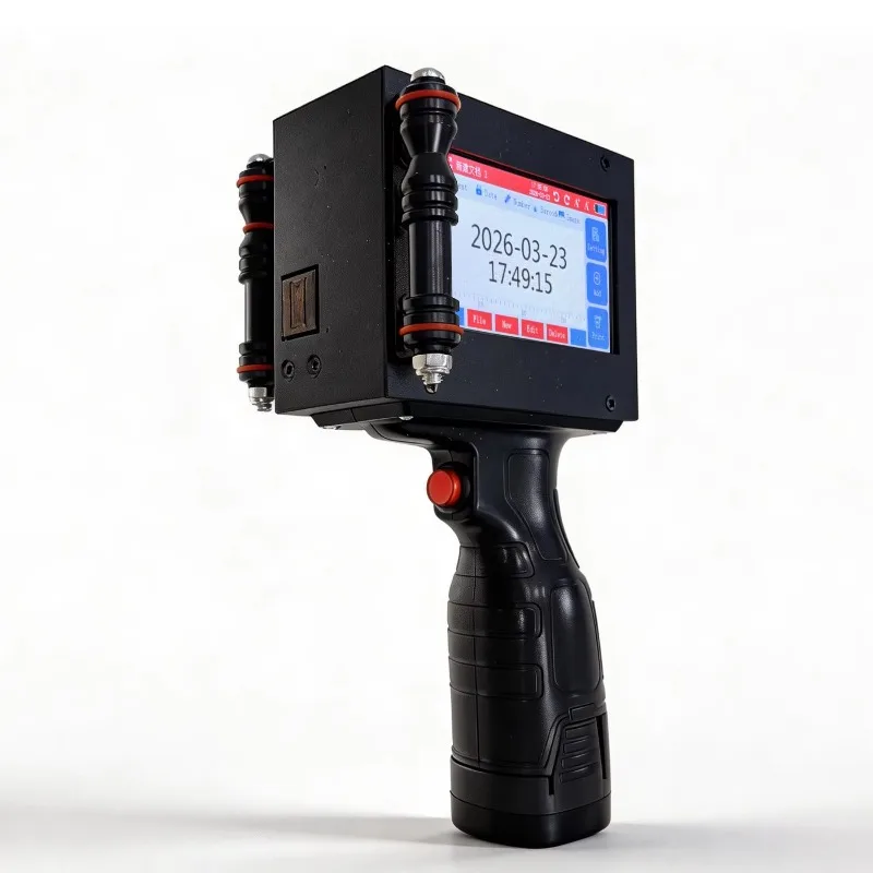 Handheld TIJ Thermal Inkjet Coding Machine for Date Batch Code QR Code Barcode Logo Packaging Marking Printing
