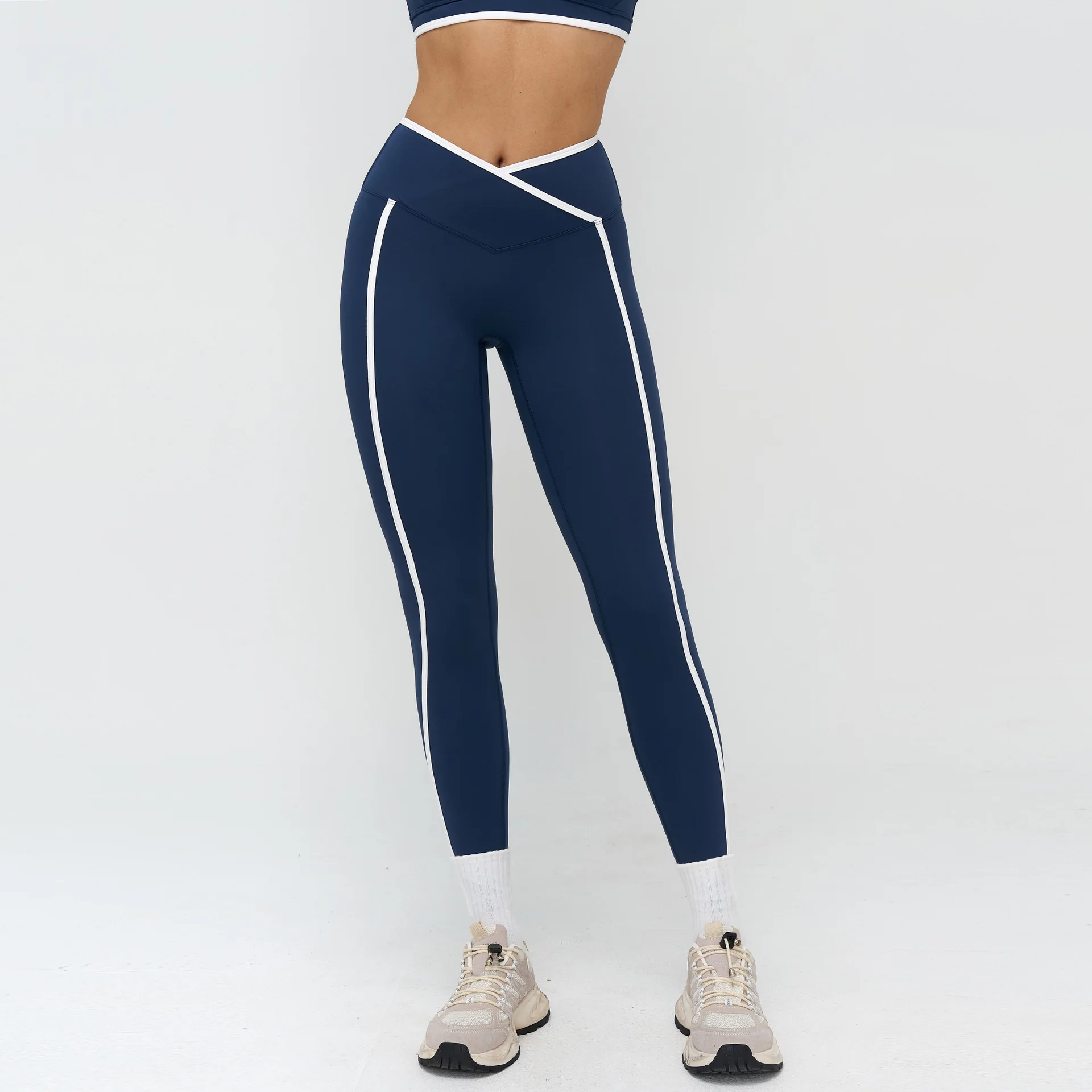 

Ultra-Soft Fabrics High Waist Gym Leggings Quick-Dry Pockets Yoga Pants Workout Pants Push Up Sports Tights Women Gym Leggings