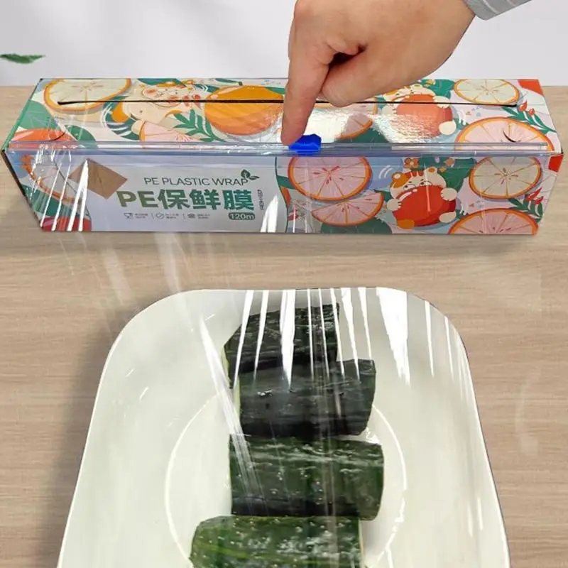 (BF06)Plastic Wrap Cutter With Sharp Sliding Blade Multiple Size Options Great For Home Kitchen Food Fresh Keeping