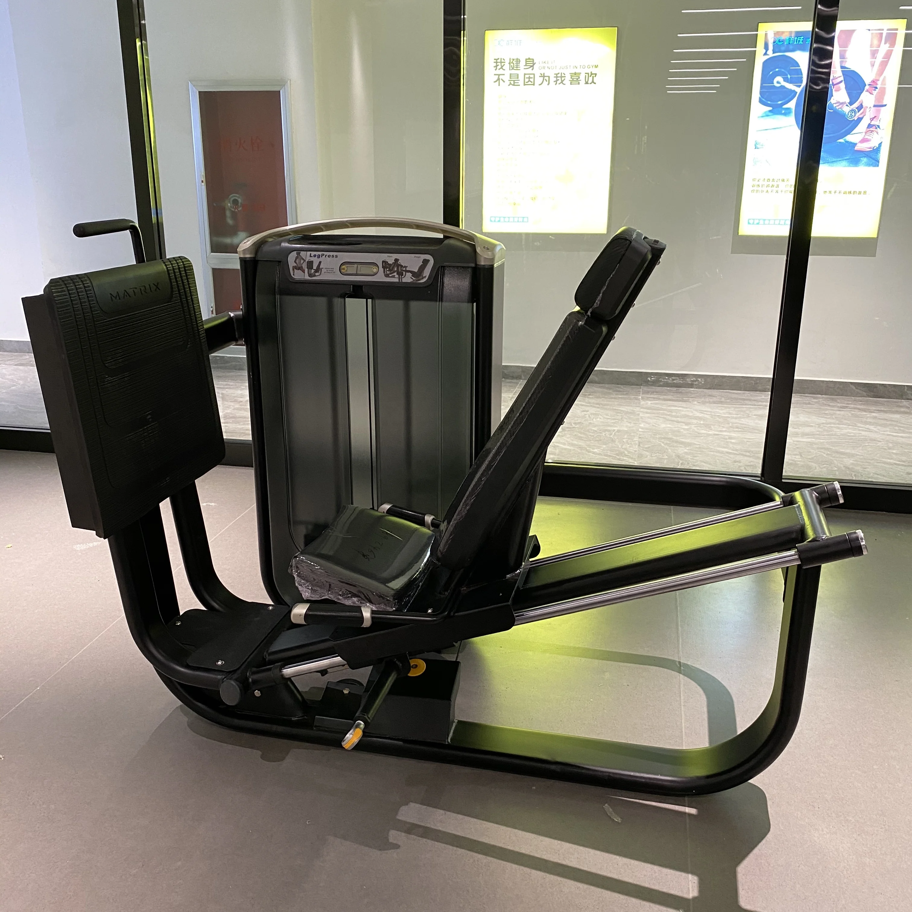 Máquina de gimnasio para culturismo, equipo de Fitness de fuerza de potencia cargada con Pin para entrenador de piernas, prensa de piernas, uso comercial