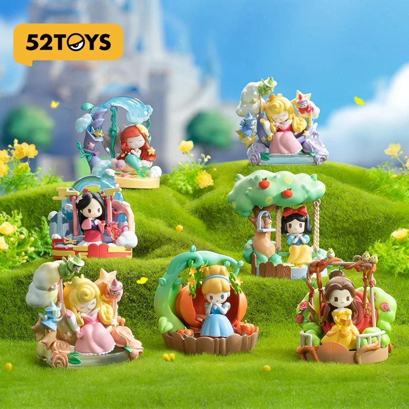 

Authentic Limited Stock Disney Princess Flower Swing Series Blind Box Trendy Toy Figurine Cute Ornament Birthday Exquisite Gift