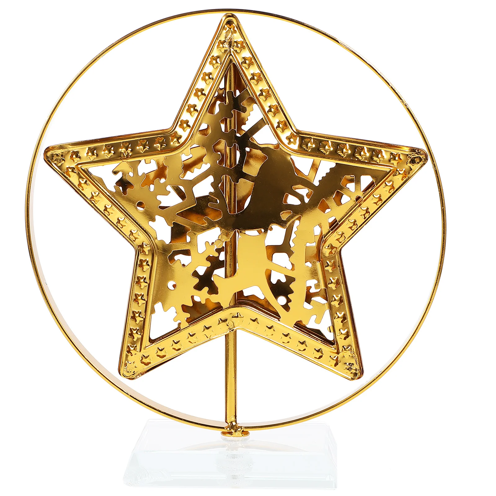 

Christmas Star Table Signs Metal Craft Ornaments Xmas Desktop Decor Party Supplies Centerpieces Decorations Christmas Table Sign