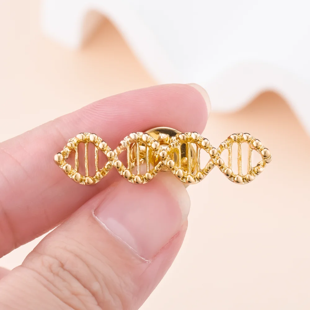 Biologie Cel Moleculaire Genetica Dna Emaille Pin Broche Reverjack Decoratieve Sieraden Souvenir Voor Wetenschapper Bioloog