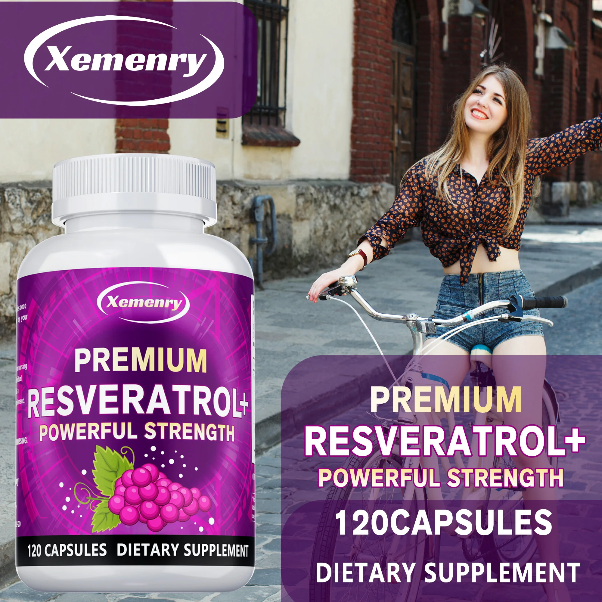 

Капсулы Resveratrol — улучшите здоровье мозга и суставов, улучшите кожу, продвижение энергии, борьба со старением, улучшение иммунитета, отсутствие GMO