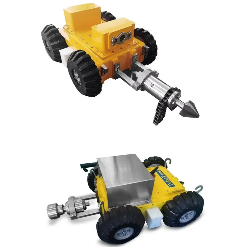 CCTV Sewer Crawler Sludge Removal&Sediment Cleaning System, API Supported Underwater Dredging for Urban Drainage