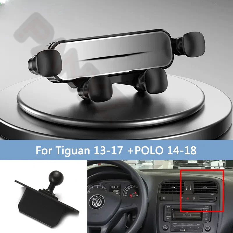 For Volkswagen VW Tiguan 5N Passat Polo V 6C Golf Sportsvan 2 Car Mobile Phone Holder Air Vent GPS Gravity Stand Special Bracket
