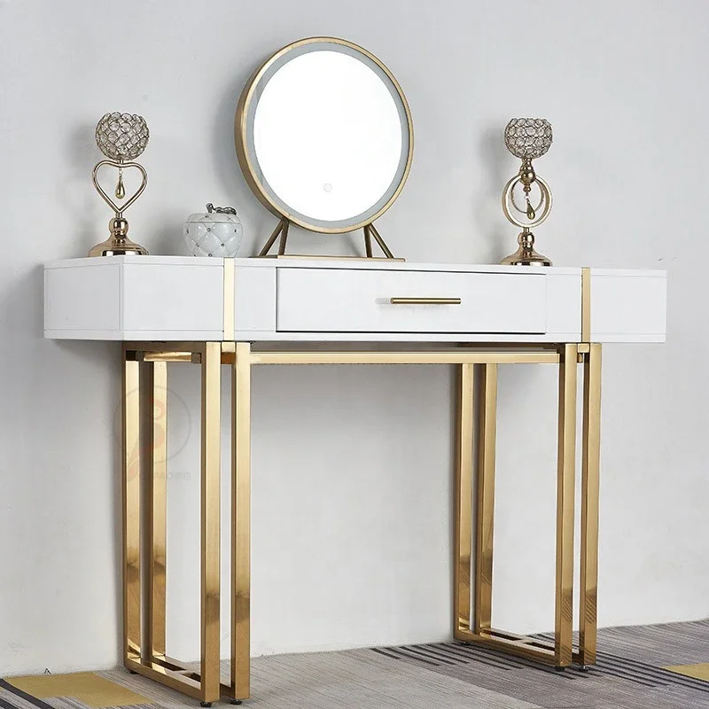 Light luxury counter entrance table long strip for ultra-narrow decoration modern simple easy cabinet Nordic wall shelf foyer