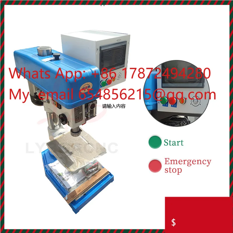 380V CNC Automatic Drilling Machine Multi-hole Multi-hole Drilling Diameter 16mm 20mm 25mm Servo Feeder Sheet Metal Frame Base