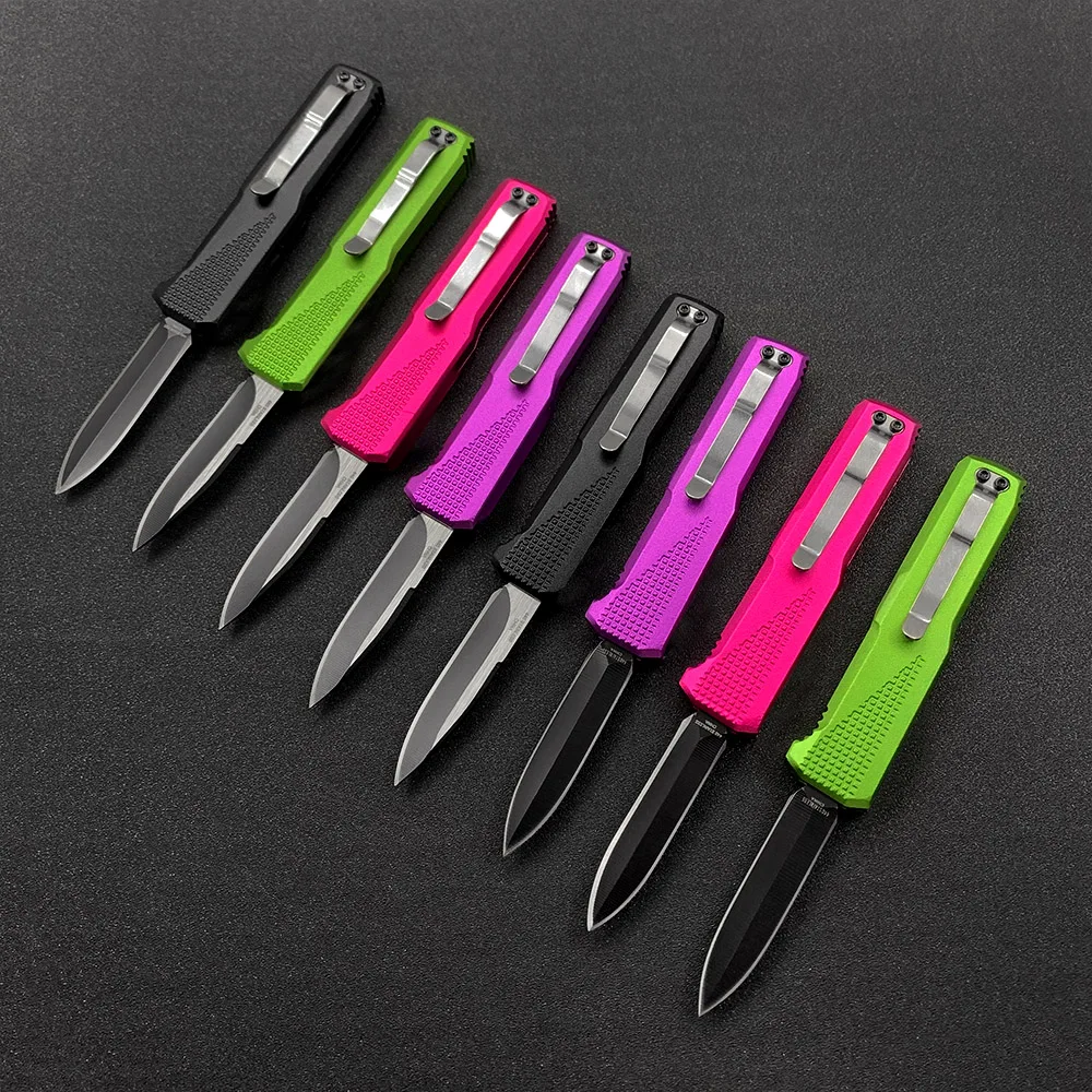 SF Outdoor Camping Mini Self-Defense Tactics 440 Blade Aluminum Handle EDC Anti-slip Design Convenient Unpacking Tool