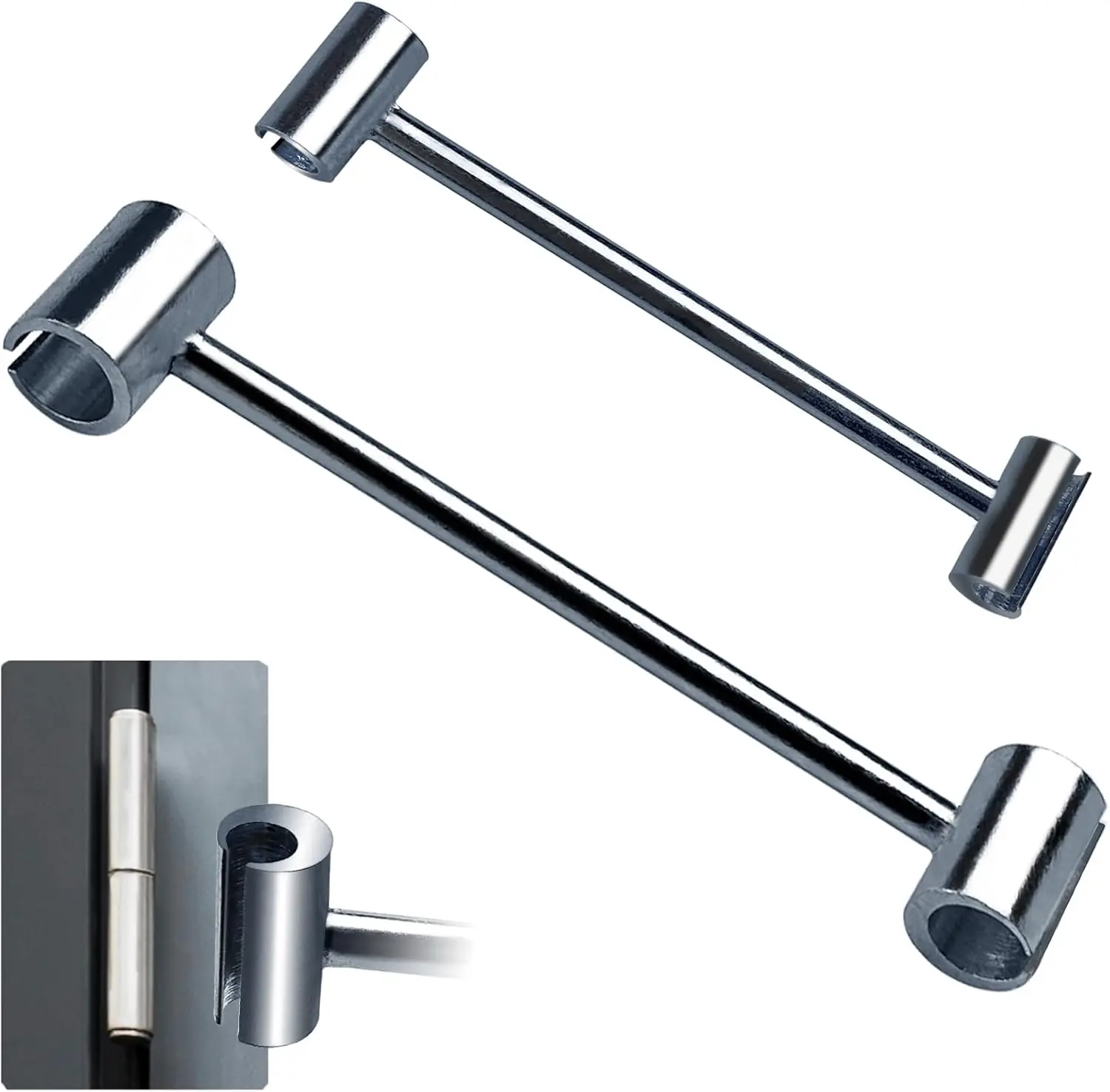 2 in 1 Universal Hinge Adjusting Tool Dual Head Gap Fixing Wrench for Sliding Cabinet Doors Labor Saving Repair Spanner