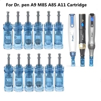 10pcs Dr. pen A9 M8S A8S A11 Needle Cartridge 12/24/36/42 pins /Round Nano Microneedle Cartridge Skin Care