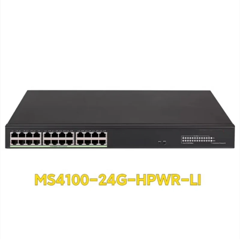 

New Original Switch MS4100-24G-HPWR-LI【WEB Network Management/24-port Gigabit Power/Rackmountable/Surveillance Specialized】.