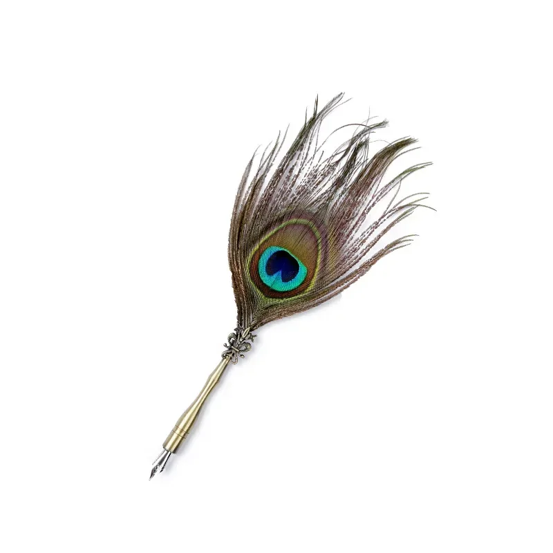 

1 шт., роскошный набор перьевых ручек, красивая авторучка, классическая винтажная ручка для каллиграфии, чернильная ручка для письма, коробка для письма, подарок, фонтан B