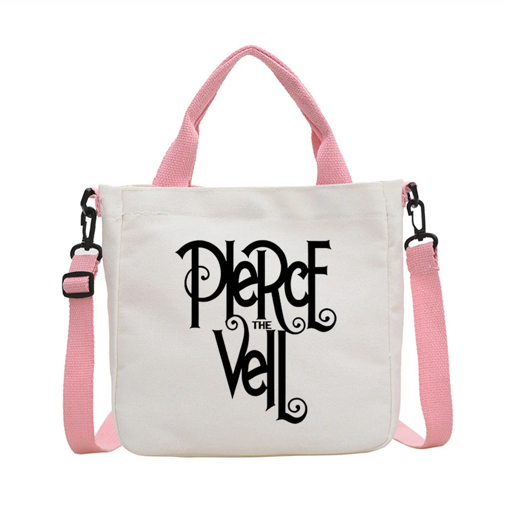 Pierce the Veil tote bag grocery reusable totebag foldable sac cabas femme