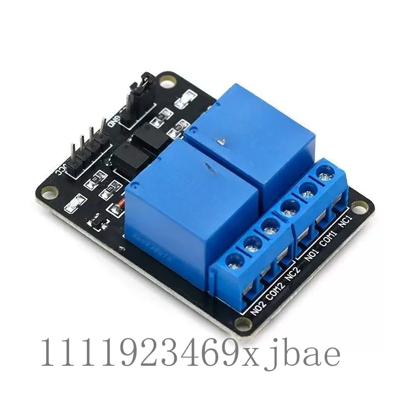 2 Channel Relay Module With Optocoupler Isolation Protection MCU Expansion Board Accessories 5V 12V