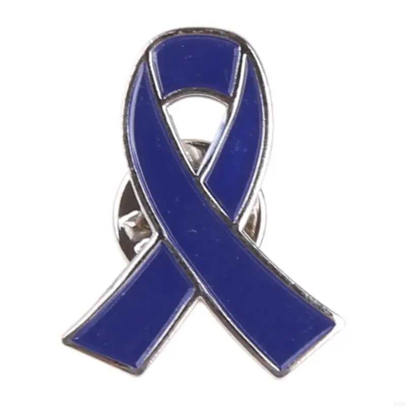 

P88A Ribbon Lapel Pins Novelty Against Violence Brooch for Teenager Gift