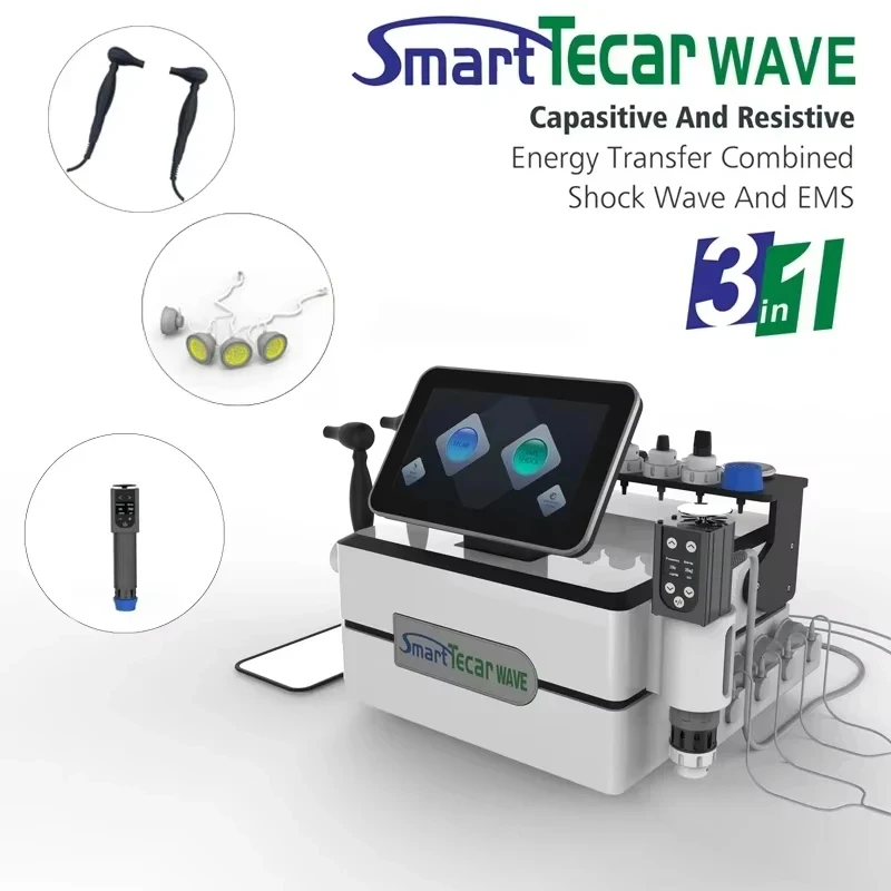 

Tecar ED Shock Wave Therapy Diathermy Monopole 448khz Physiotherapy Equipment Massage-Inflammation Support