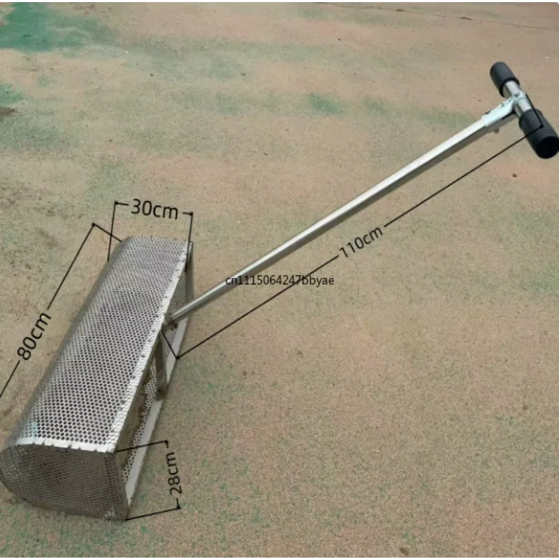 Beach Trash Rake Hourglass Rake Sand Cleaning Tool For Seaside Garbage Collection Outdoor Beach Maintenance