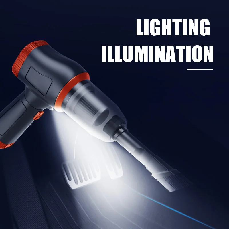 Car Wireless Vacuum Cleaner Strong Suction Handheld Wet Dry Auto Vacuum Home & Car Dual Use Mini Vacuum Cleaner Home Appliance