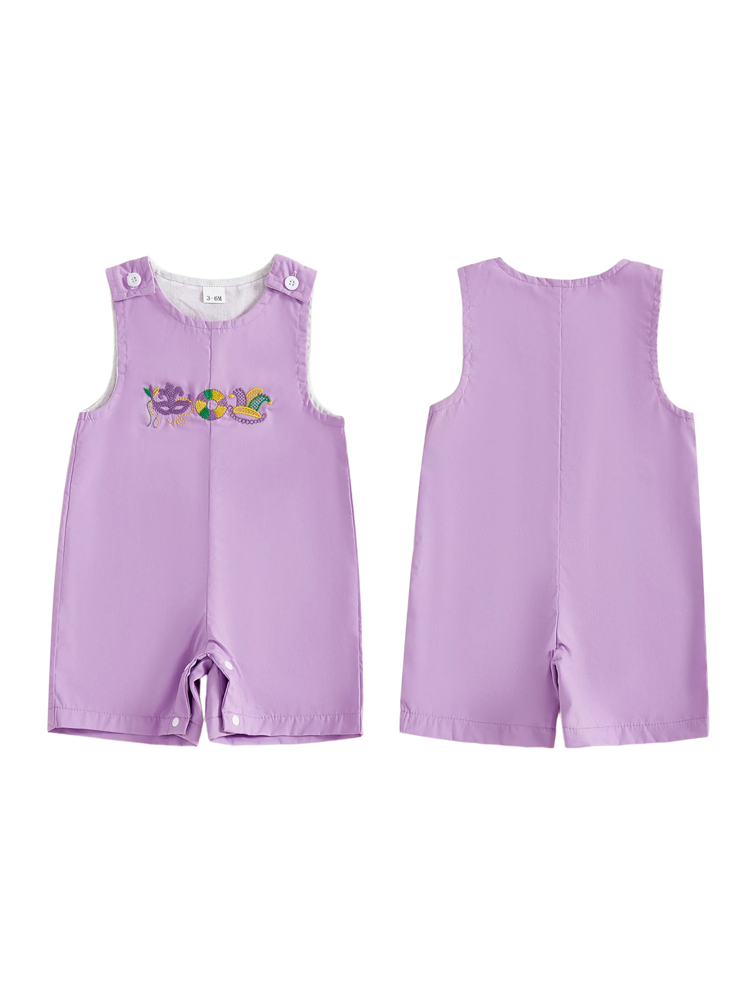 

Комбинезон в радужную полоску для малышей, комбинезон без рукавов с квадратным вырезом и вышивкой единорога, комбинезон для девочек