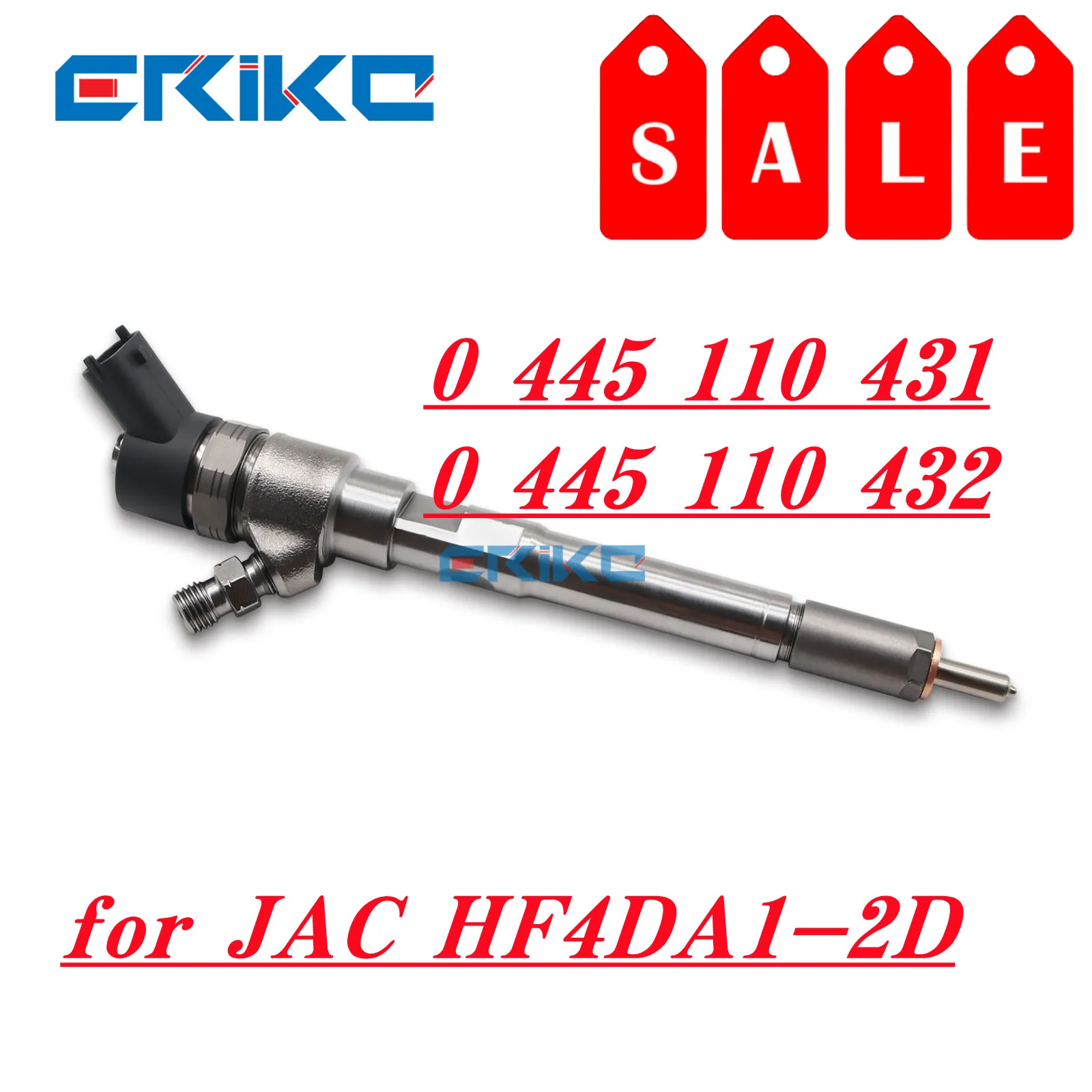 

0445110431 Diesel Fuel Injector 0445110432 Genuine Auto Parts 0 445 110 431 Diesel Injector for JAC HF4DA1-2D 0 445 110 432