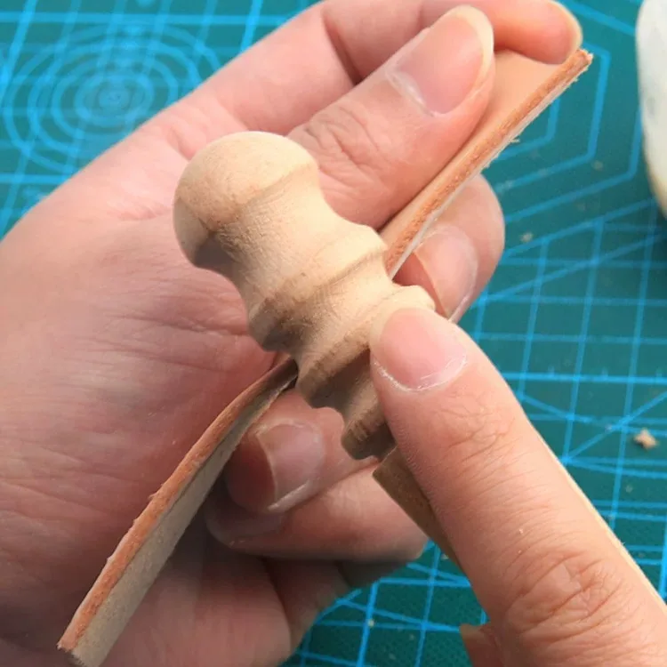 Wooden Leather Edge Burnisher - Leather Edge Beveler recension och pris