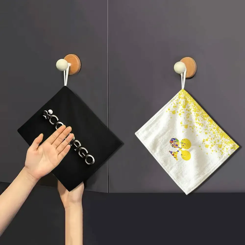 Fashion Cyclings C-Colnagos Polyester Cotton Hand Wiping Towel, Hanging Design, Durable For Household Restaurant Toilet Use